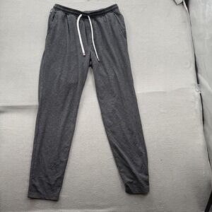 Fourlaps Pants Mens Medium Gray Joggers RE-UP Stretch Zip Pockets Athletic